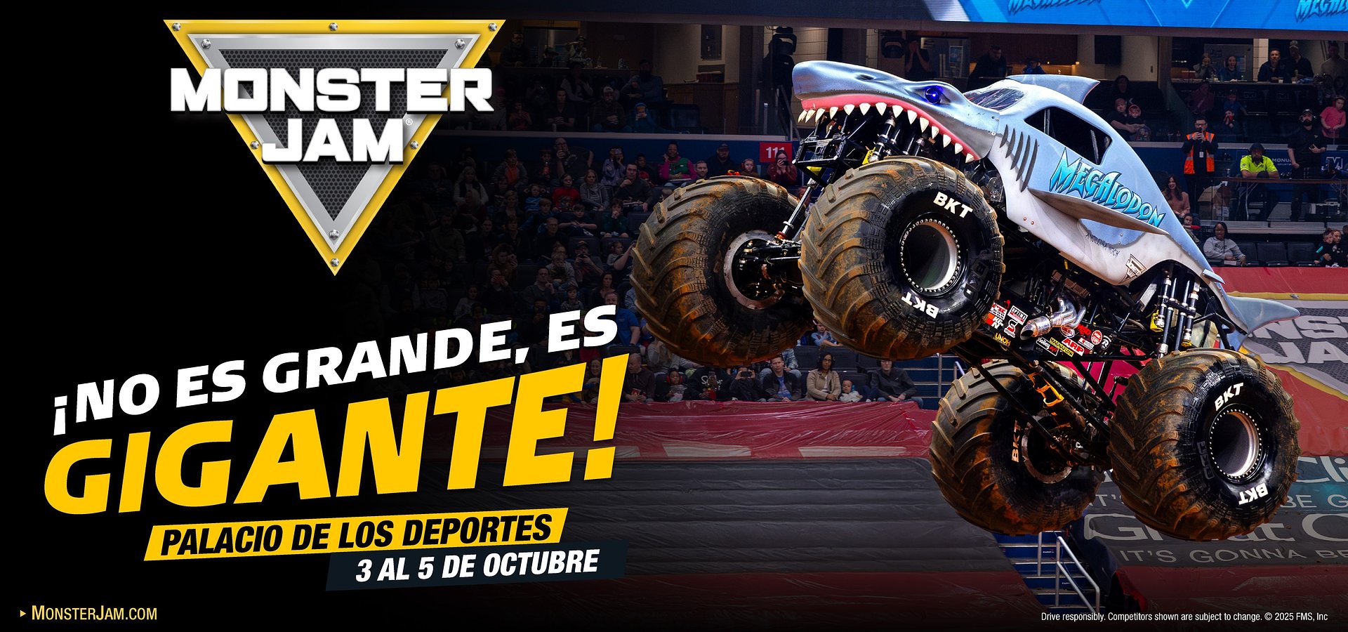 Regresa la adrenalina al máximo a la CDMX con Monster Jam