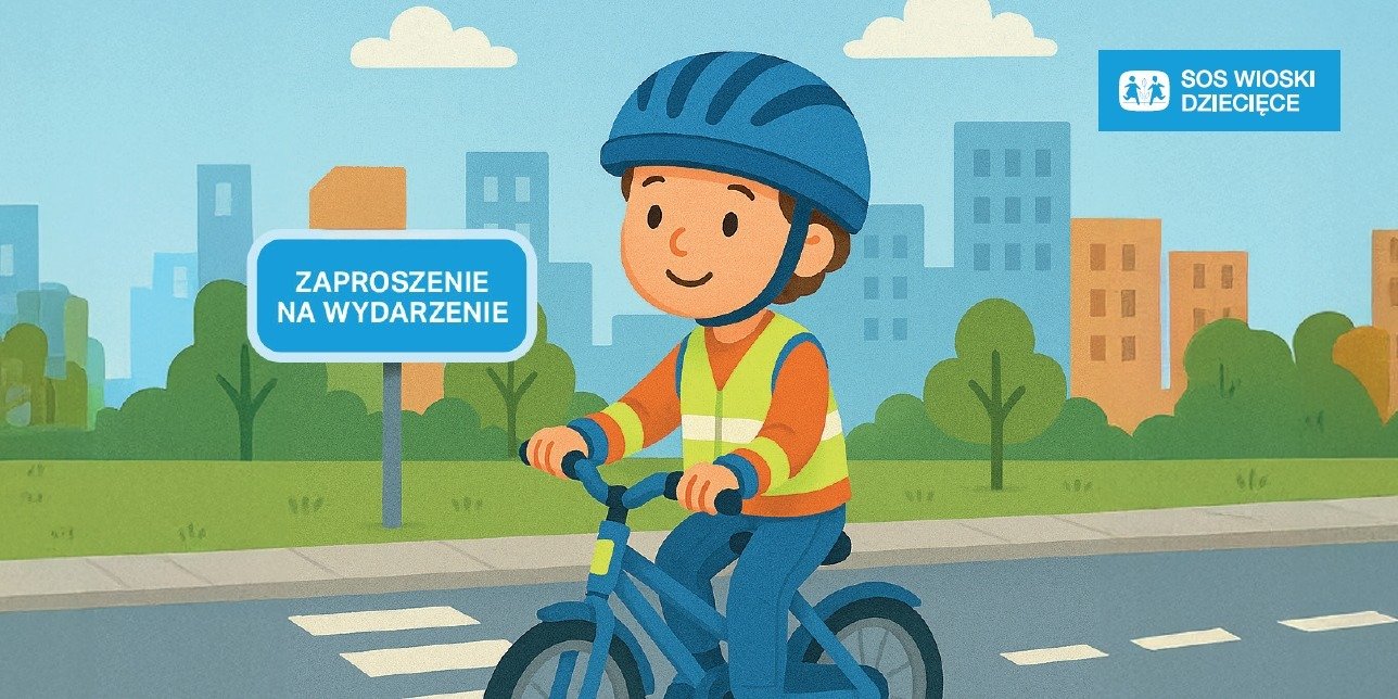 Bezpieczeństwo przede wszystkim! SOS Wioski Dziecięce edukują młodych rowerzystów przez zabawę i zdrową rywalizację