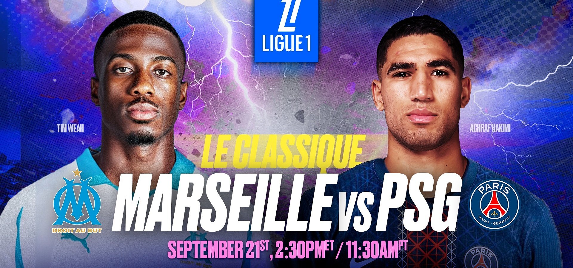 beIN SPORTS presents Le Classique: French Champions Paris Saint-Germain vs Olympique de Marseille