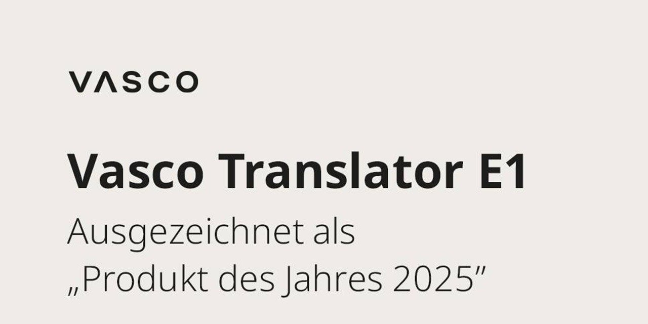 Vasco Translator E1 - “Produkt Roku” w Niemczech
