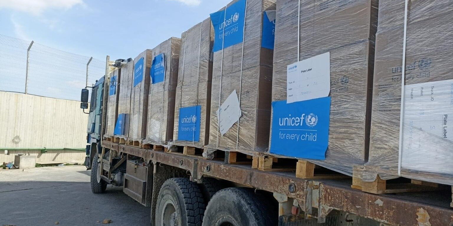 Oświadczenie UNICEF ws. kradzieży żywności terapeutycznej dla tysięcy dzieci w Gazie