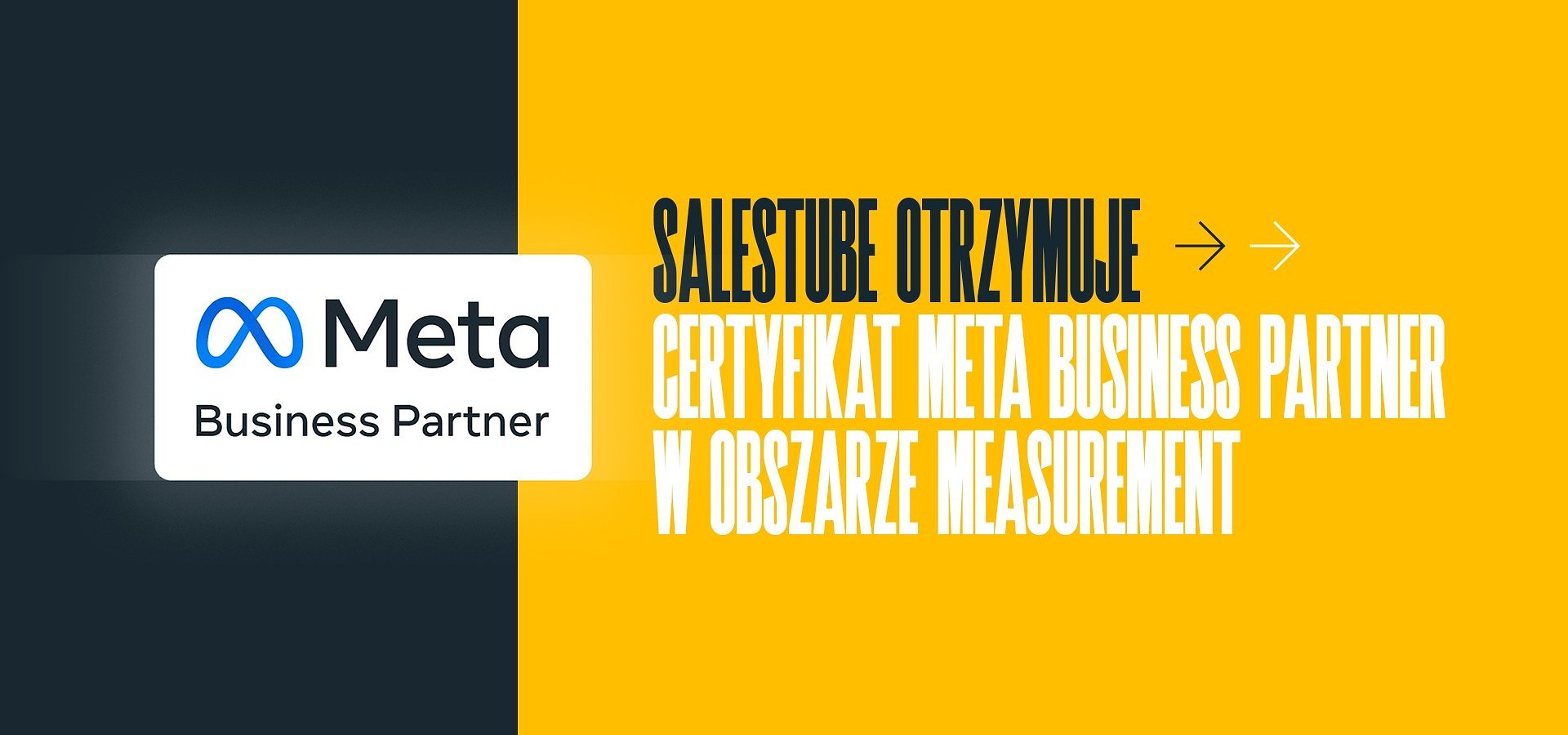 Salestube z certyfikacją Meta Business Partner w obszarze Measurement