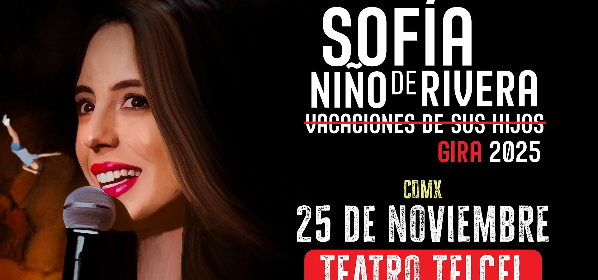 ​Sofía Niño de Rivera llegará al Teatro Telcel de la CDMX