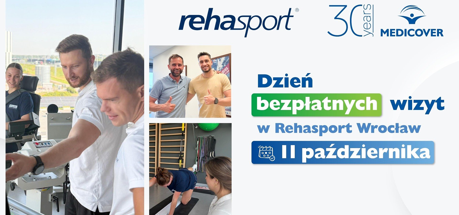 Rehasport Wrocław zaprasza na Dzień bezpłatnych wizyt – 11 października 2025 r.