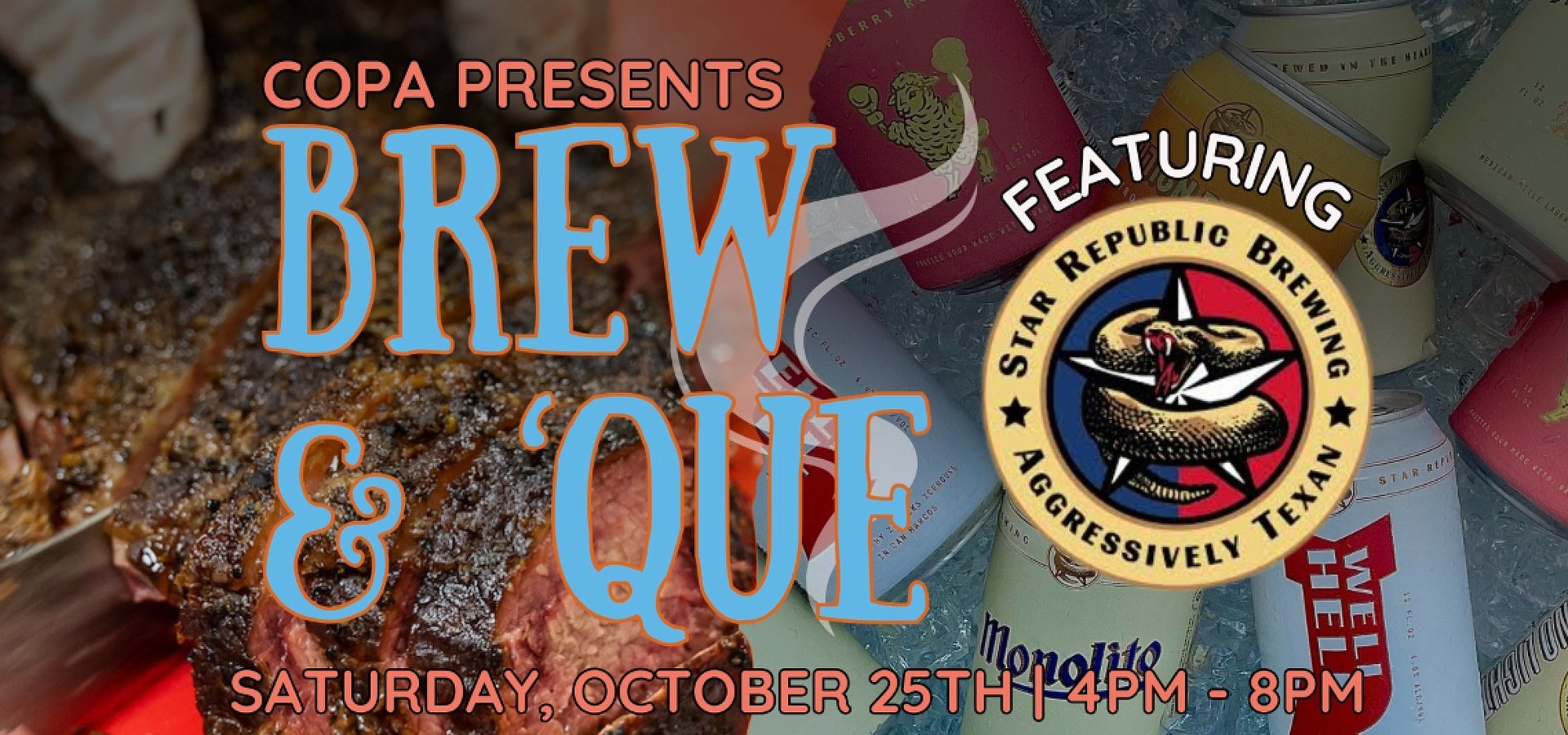 Copa Wine Bar Launches First-Ever Brew & ‘Que Event with Star Republic Brewery