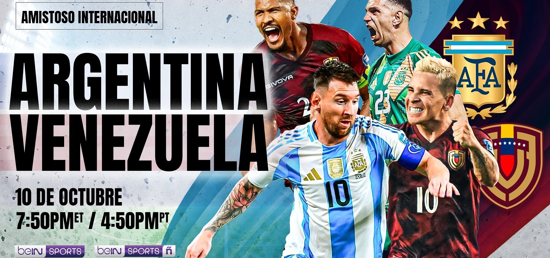 beIN SPORTS presents Argentina’s International Friendlies Live Across North America