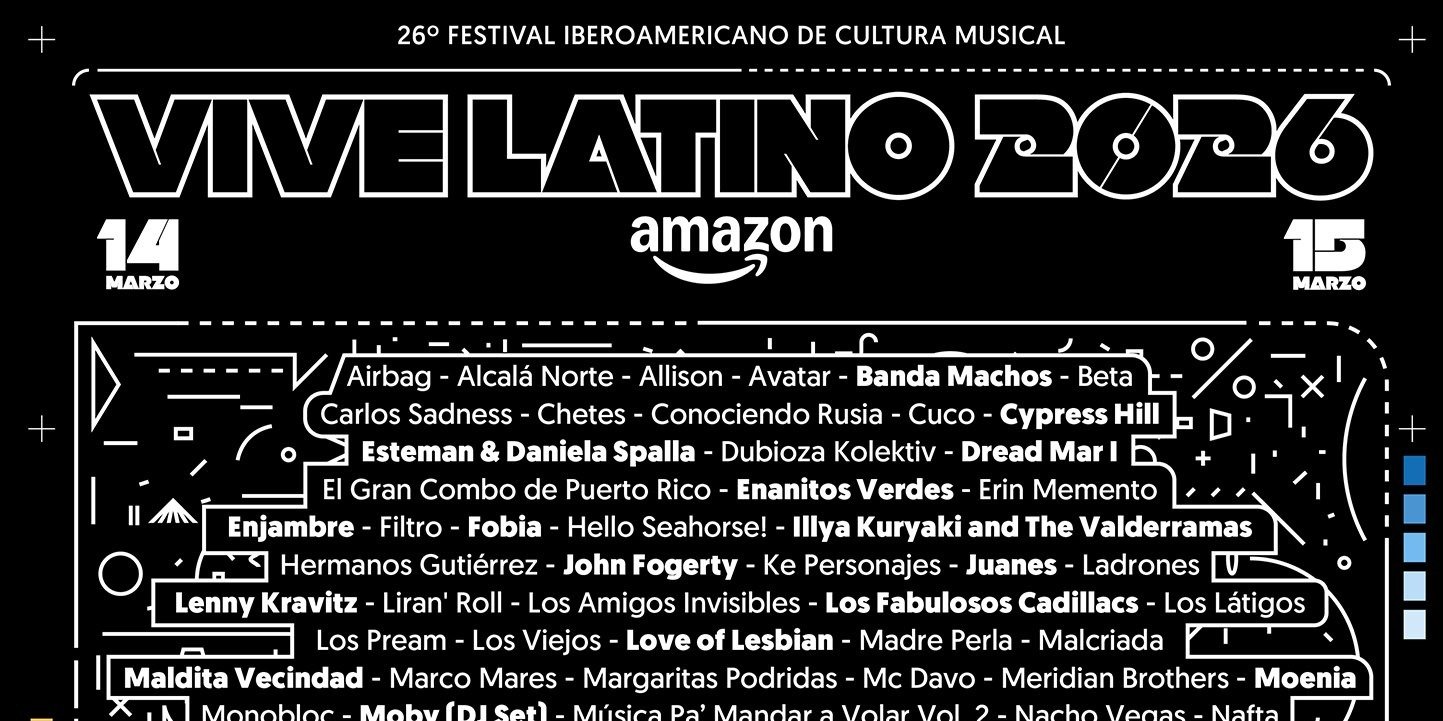 Los códigos se develan para una nueva y poderosa edición de Vive Latino pesentado por Amazon
