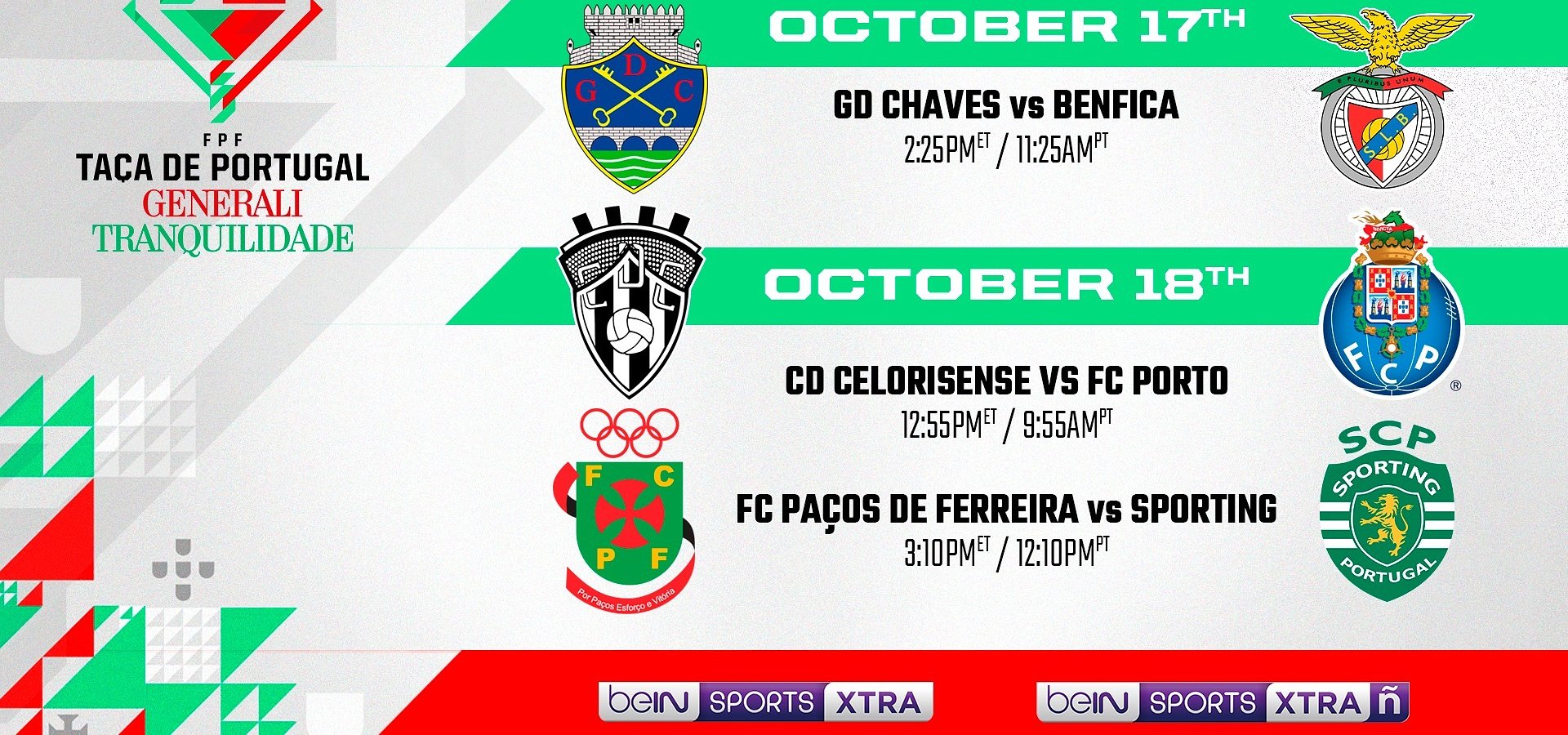 beIN SPORTS presents the Portuguese Cup: The premier knockout tournament in Portuguese football