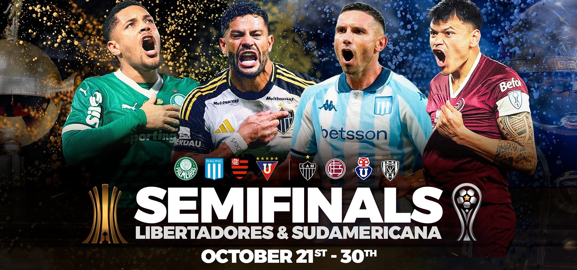 beIN SPORTS presents the semifinals of the Copa Libertadores and Copa Sudamericana – South America’s most prestigious club competitions