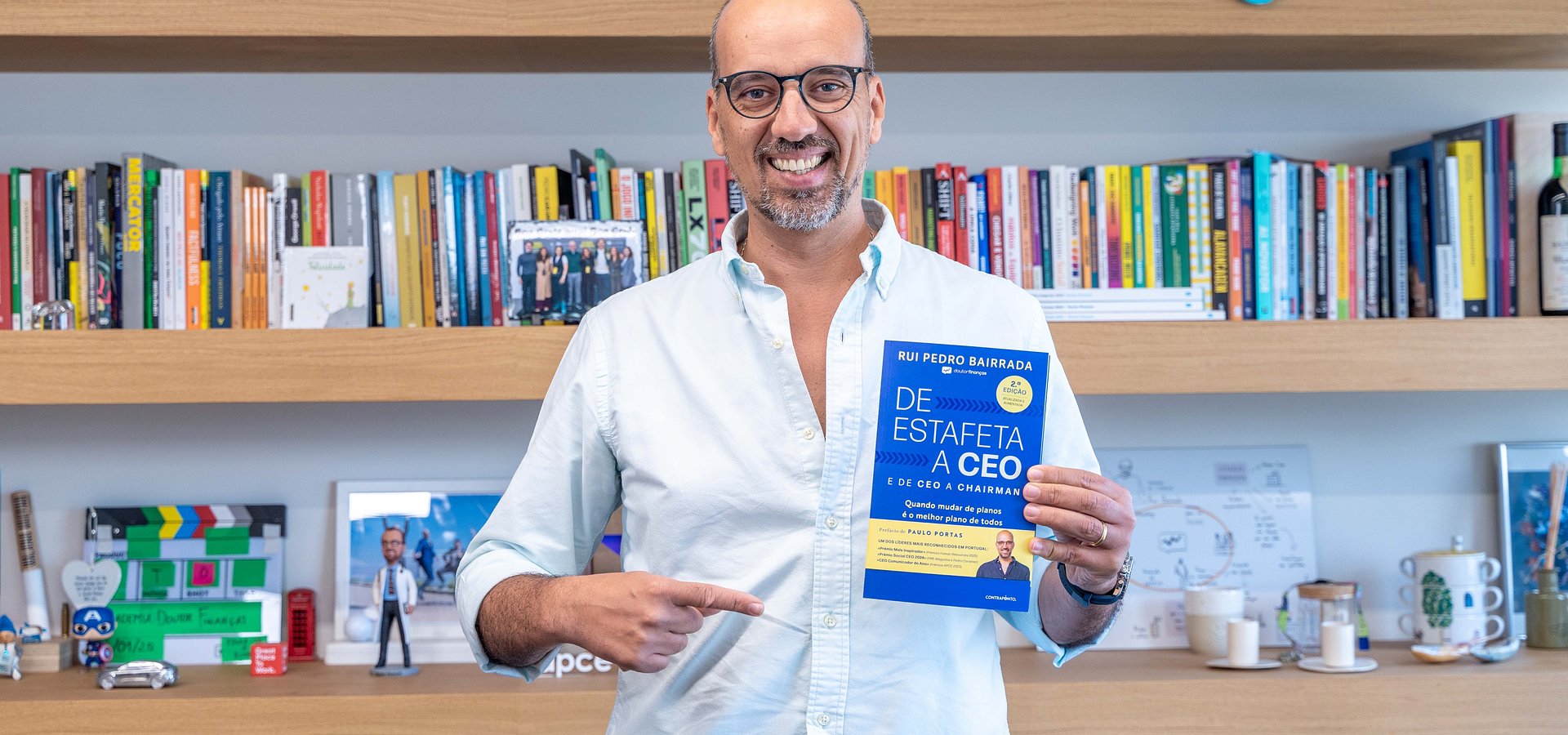 “De Estafeta a CEO e de CEO a Chairman” marca o regresso de Rui Pedro Bairrada às livrarias