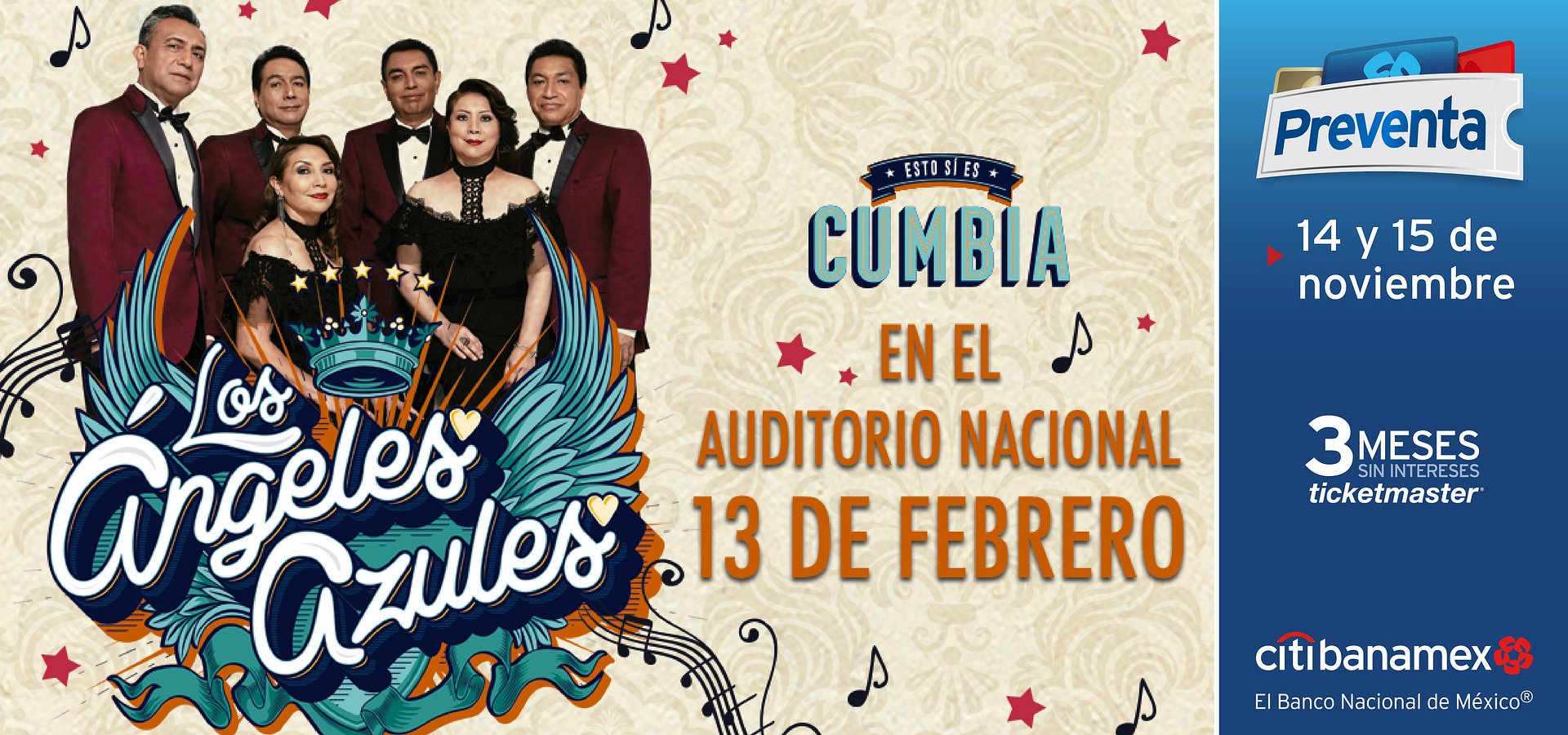 Los Ángeles Azules regresan al Auditorio Nacional

