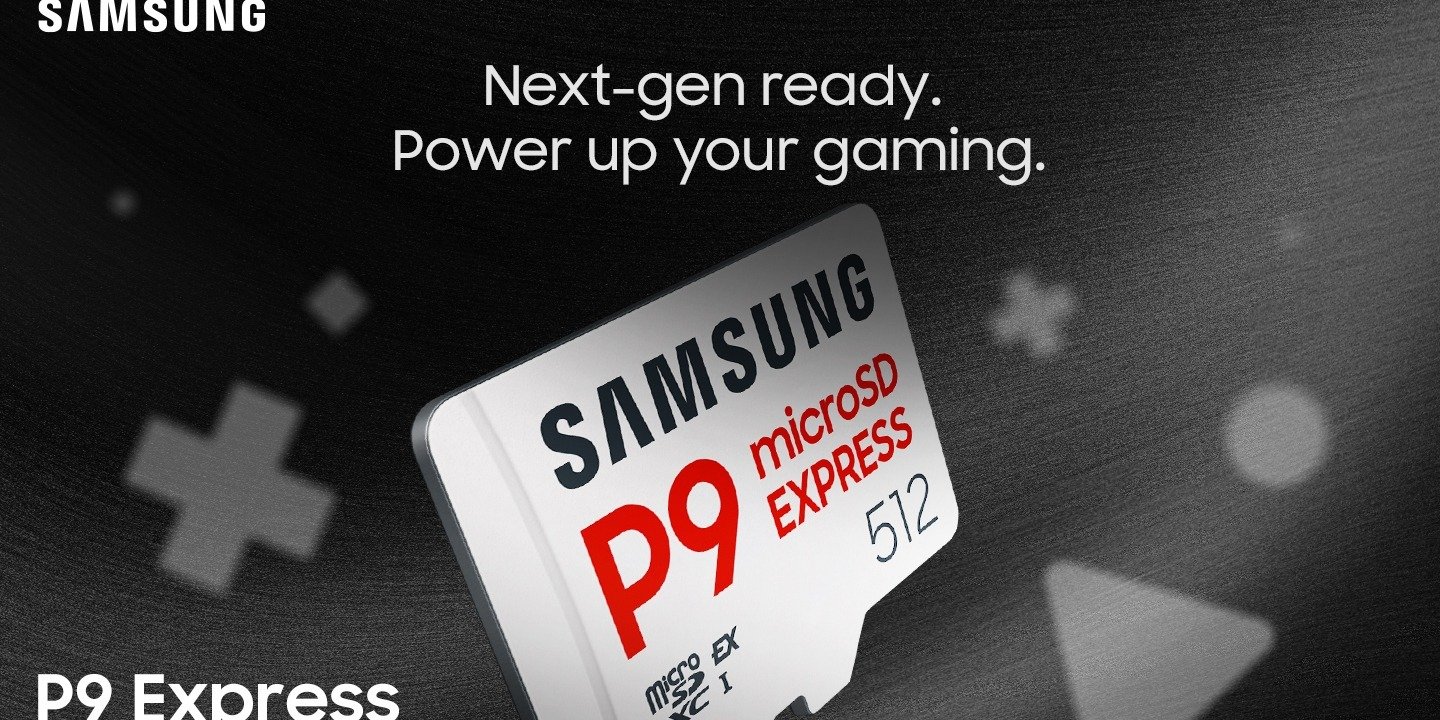 Samsung predstavlja novo kartico microSD Express, imenovano P9 Express, za igranje iger naslednje generacije in profesionalne delovne procese