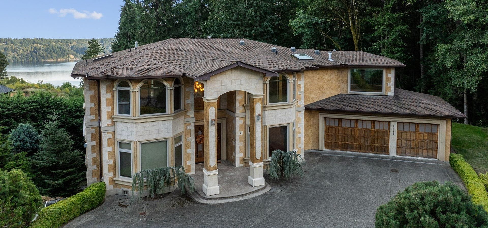 Custom Gig Harbor Estate with Two Expansive Waterfront Decks & Sweeping Sound Views Listed for $1,995,000 by Coldwell Banker Bain