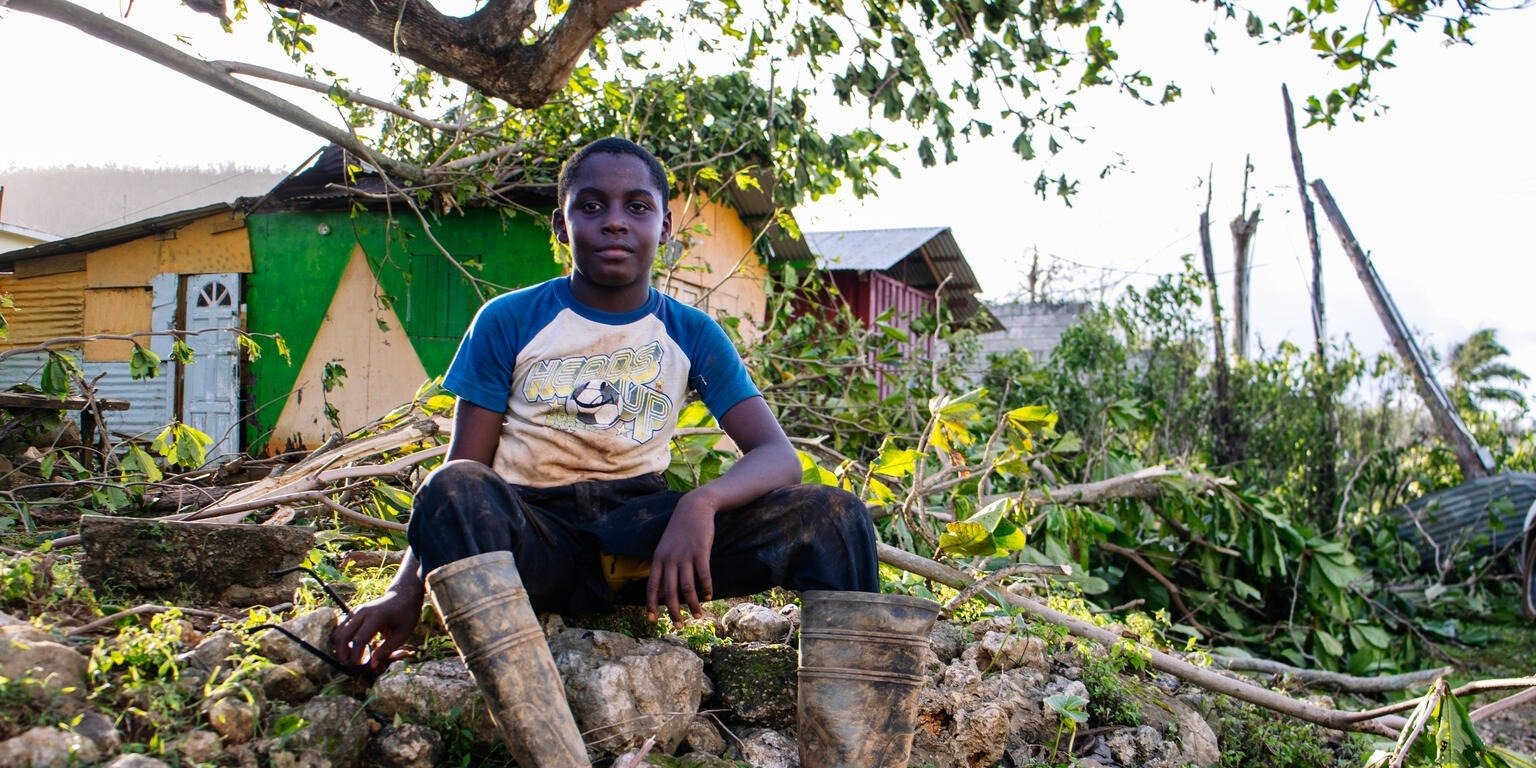 Ponad 700 tys. dzieci ucierpiało po uderzeniu huraganu Melissa na Karaibach