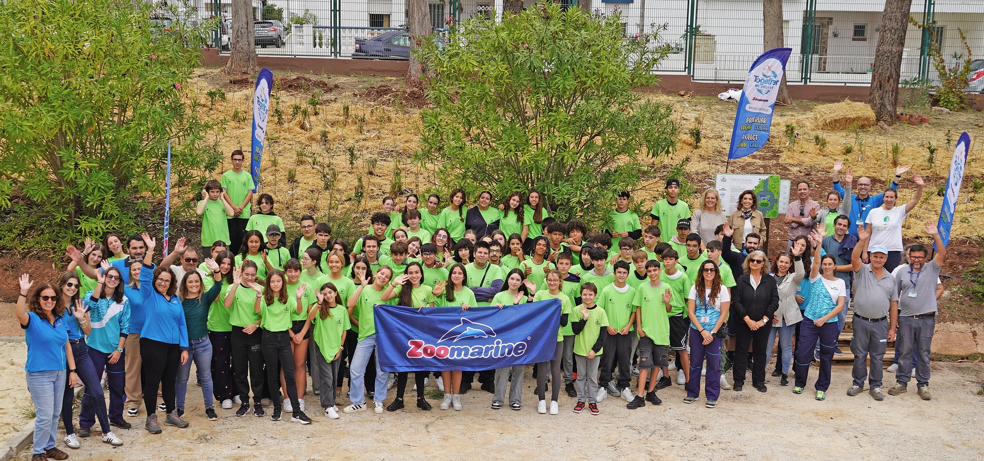 Zoomarine e Nativawaky plantam 420 árvores e plantas autóctones em escola de Messines