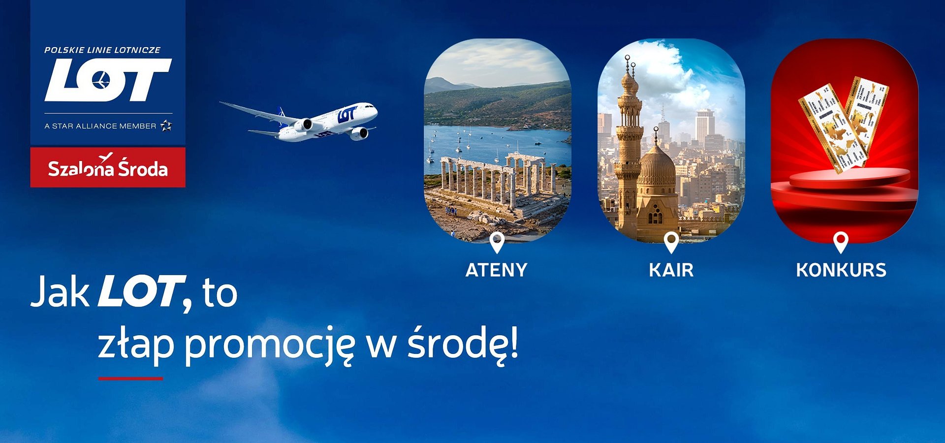 Zanurz się w błękicie Malty lub odkryj mityczną Grecję. Jak LOT to złap promocję w środę i wygrywaj w Szalonym Konkursie!