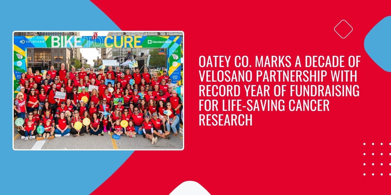 Oatey Co. Marks a Decade of VeloSano Partnership with Record Year of Fundraising for Life-Saving Cancer Research