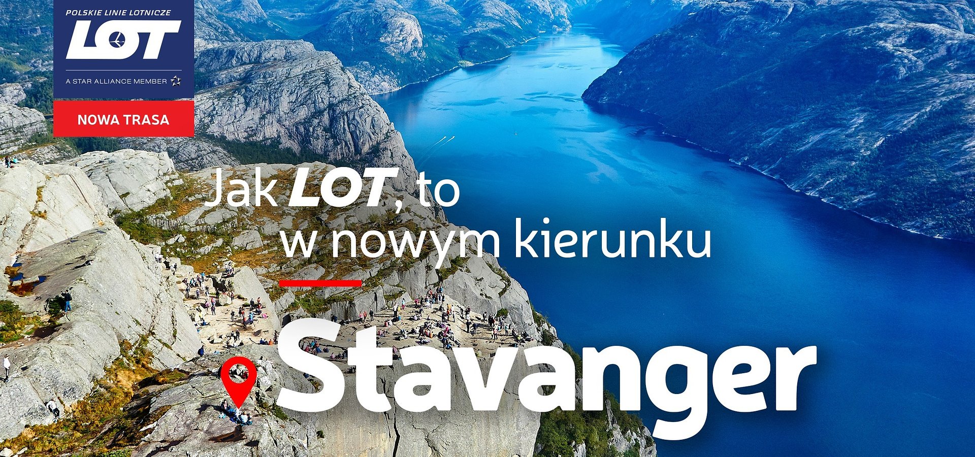 Polskie Linie Lotnicze LOT zainaugurowały bezpośrednie połączenie z Warszawy do Stavanger