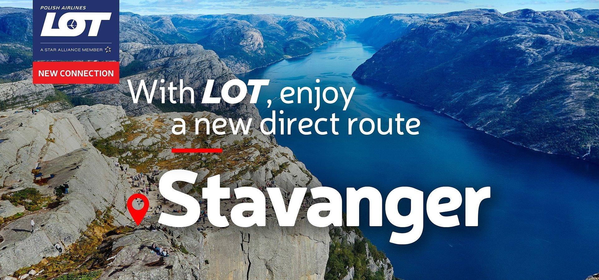 LOT Polish Airlines inaugurates a direct connection between Warsaw and Stavanger