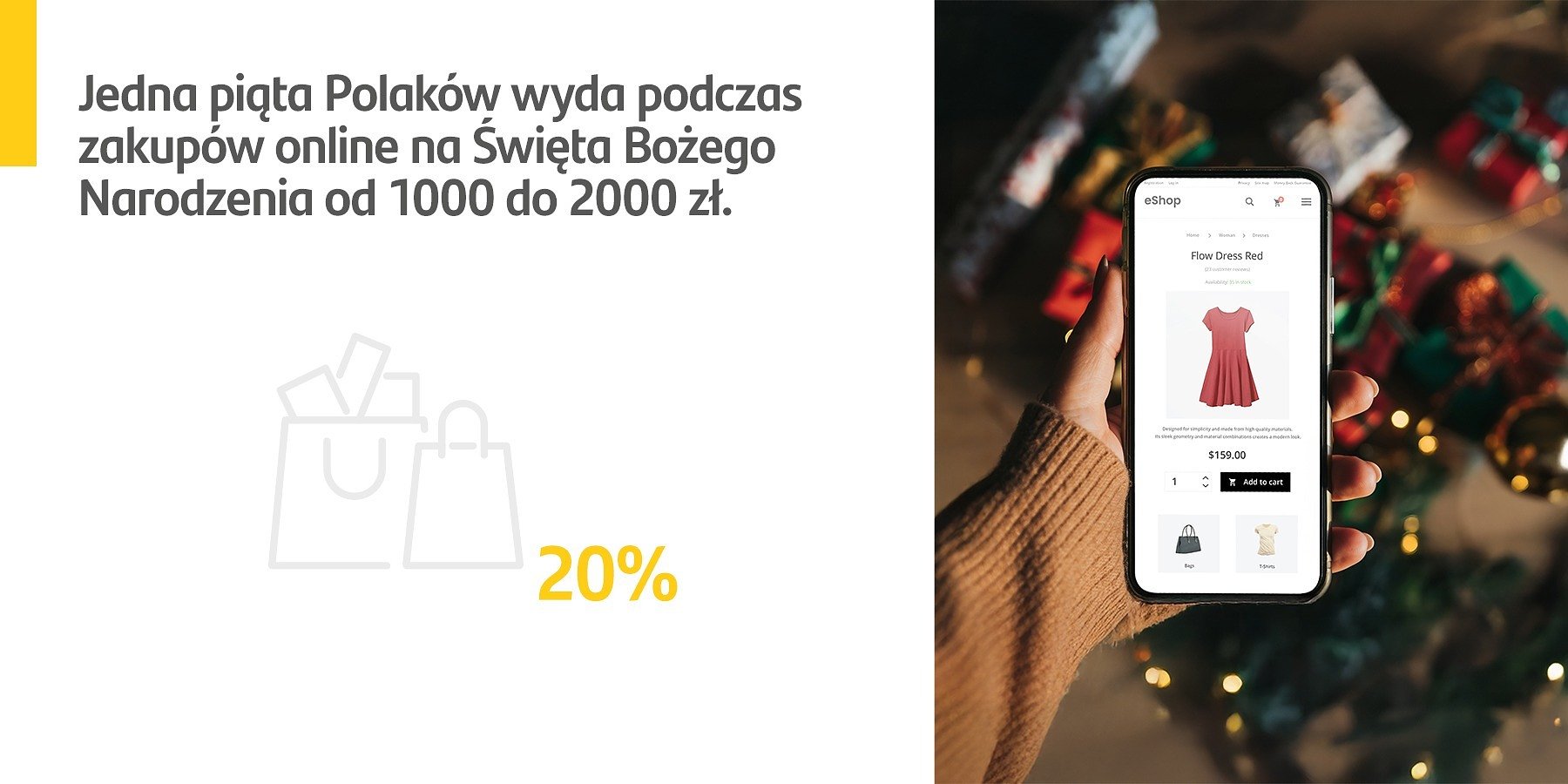 Santander Consumer Bank: Jedna piąta Polaków wyda podczas zakupów online na Święta Bożego Narodzenia od 1000 do 2000 zł