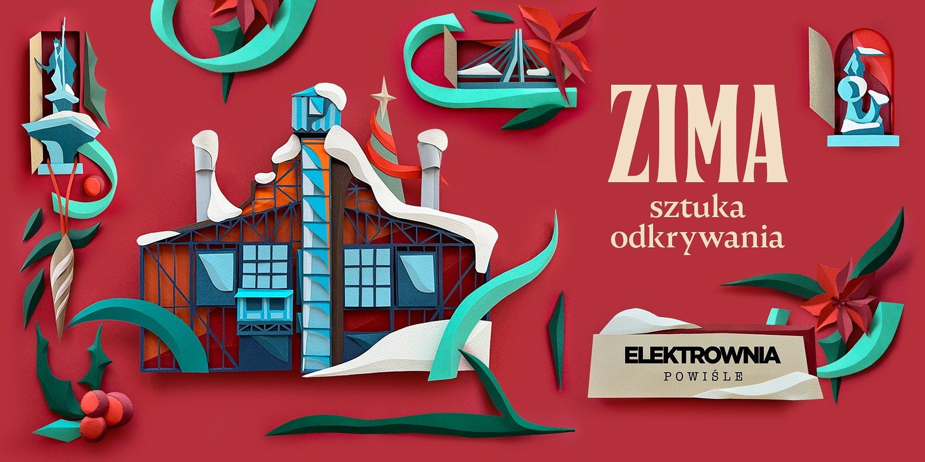 „Zima. Sztuka odkrywania”. Elektrownia Powiśle prezentuje świąteczną odsłonę współpracy z artystką Marleną Stawarz