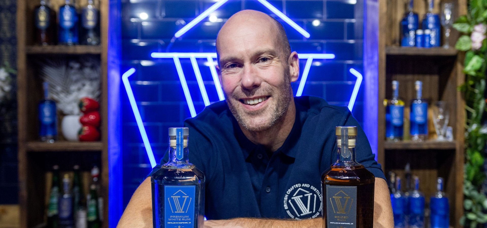V Rum Partners with TV's Andy Clarke