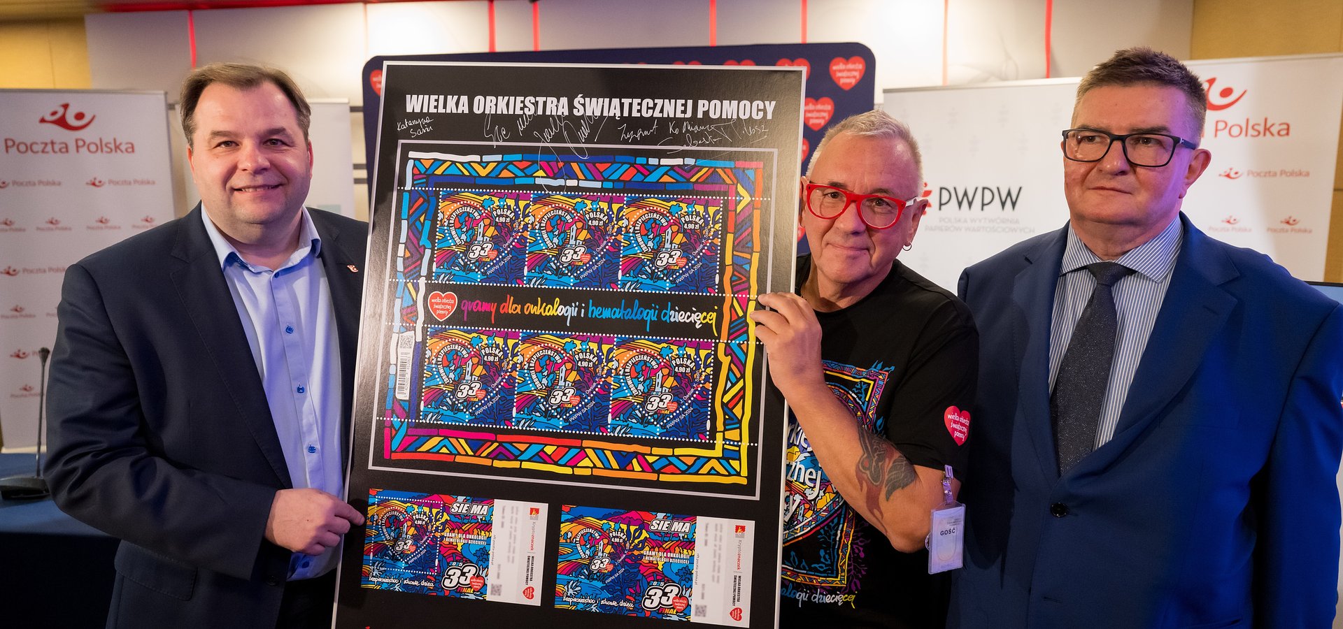 Zaproszenie | Konferencja prasowa - prezentacja znaczka 34. Finału WOŚP