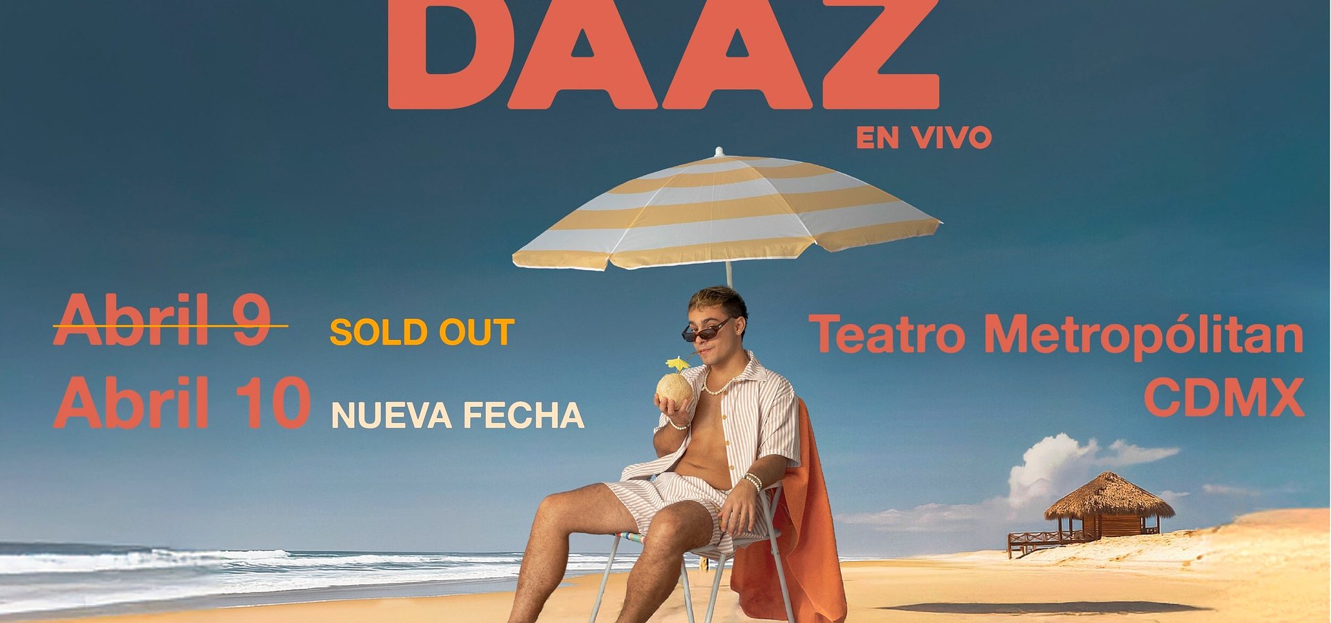 Daaz ofrecerá una segunda fecha del Daaz Resort en el Teatro Metropólitan