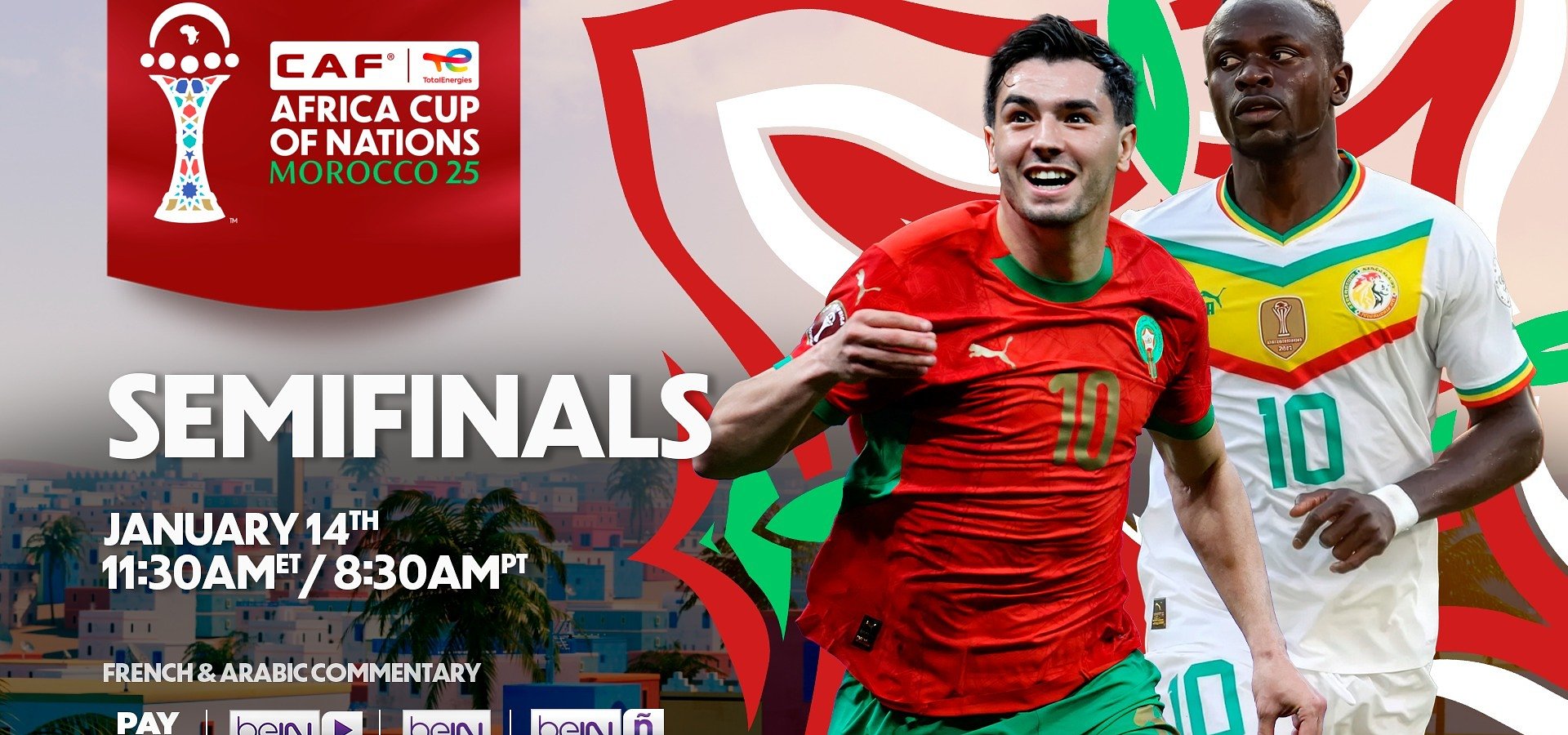 AFCON 2025 Semifinals set to deliver blockbuster clashes exclusively on beIN SPORTS