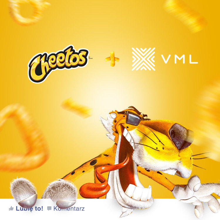 VML Poland wygrała przetarg na strategiczne partnerstwo i obsługę marki Cheetos w Internecie