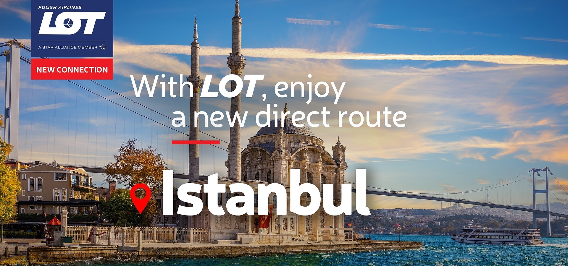 LOT Polish Airlines launches a regular connection between Gdańsk and Istanbul