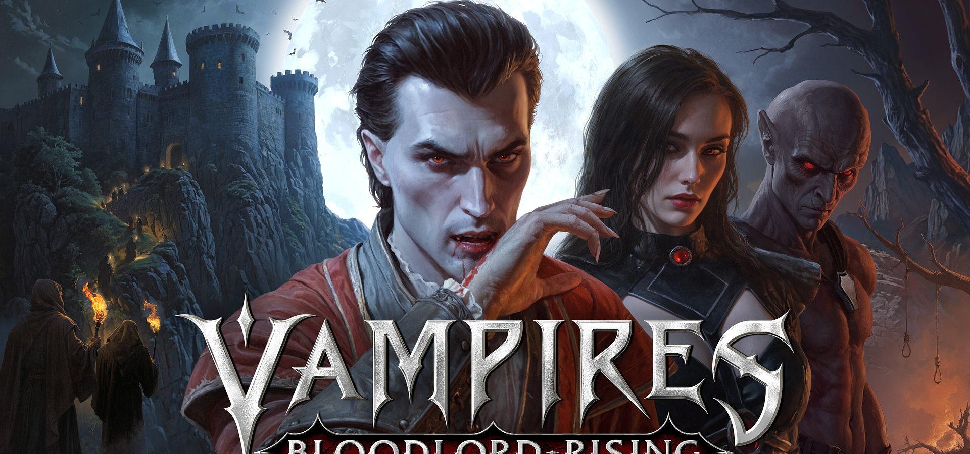 Evil vampires be like - planujesz oddać krew? Zgarnij Vampires: Bloodlord Rising na premierę zupełnie za darmo