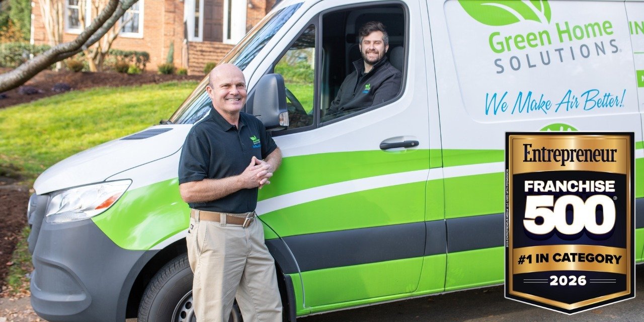 Green Home Solutions Ranked #1 in Indoor Air Quality Services in Entrepreneur’s 2026 Franchise 500®