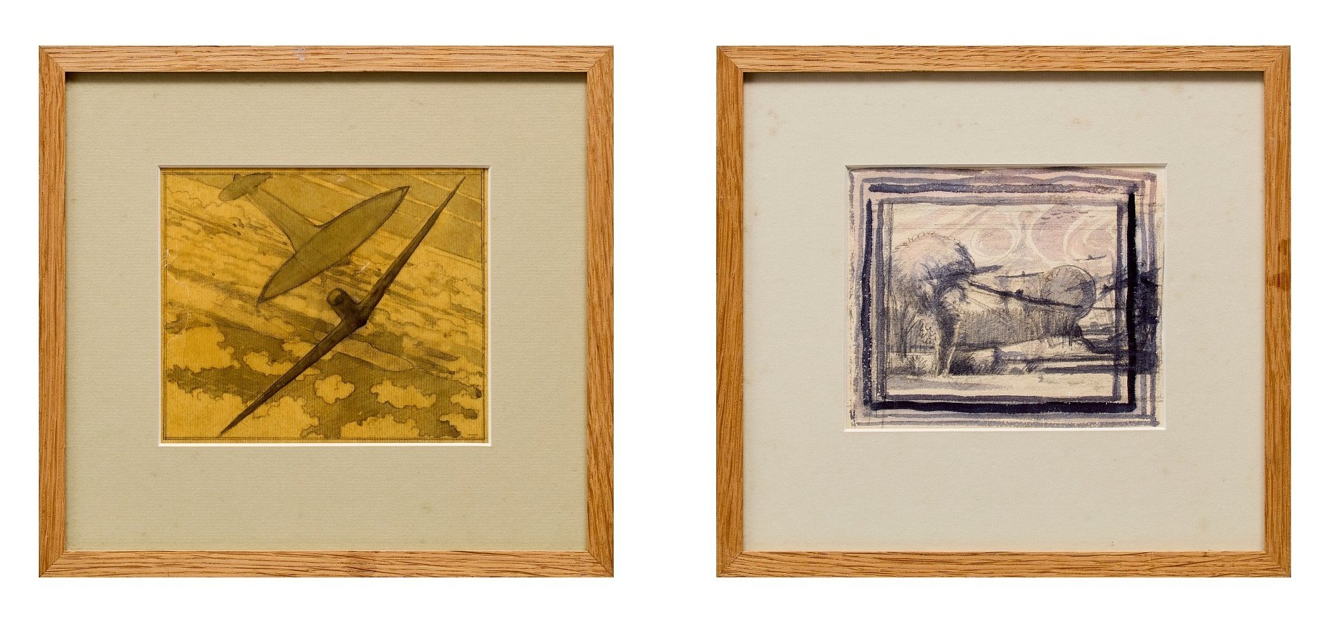 The RAF Museum Acquires Two Works by Official War Artist Sir Thomas Monnington at Auction