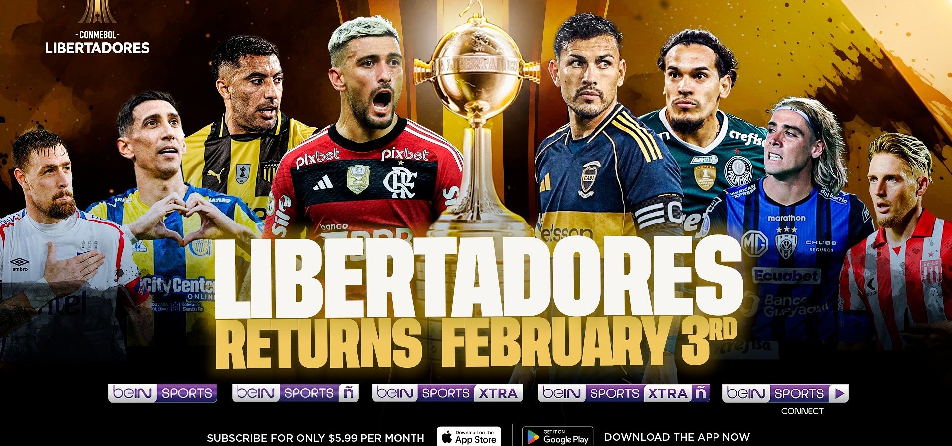 Copa Libertadores returns to beIN SPORTS beginning February 3