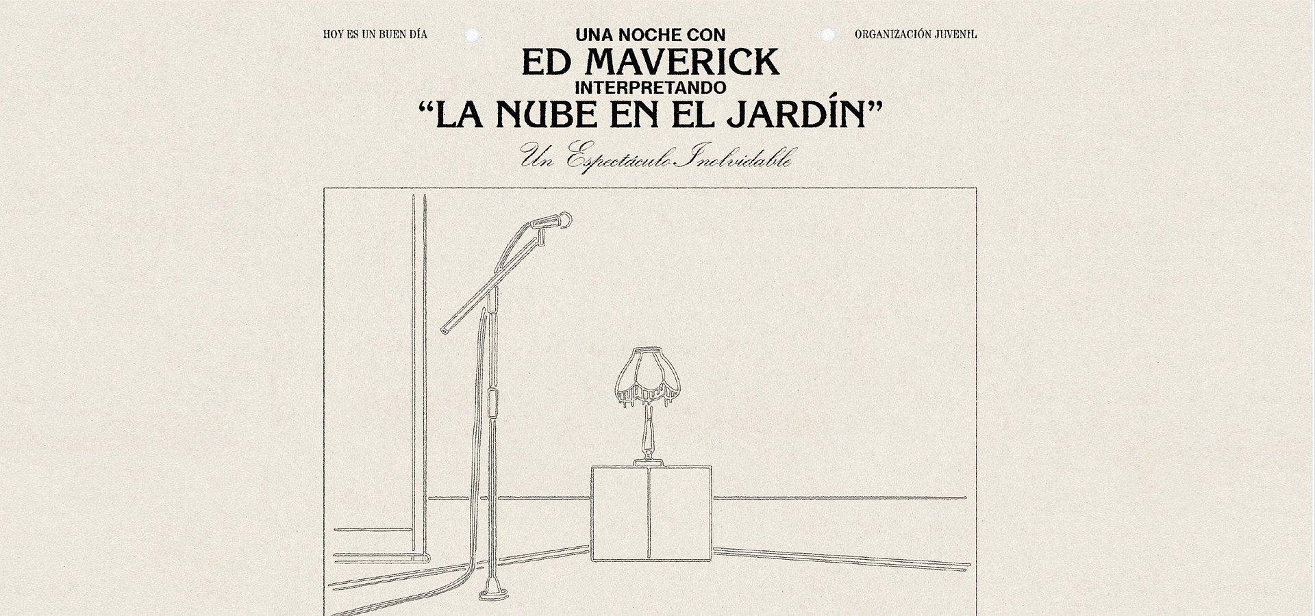 Ed Maverick anuncia la continuación de la gira La Nube en el Jardín