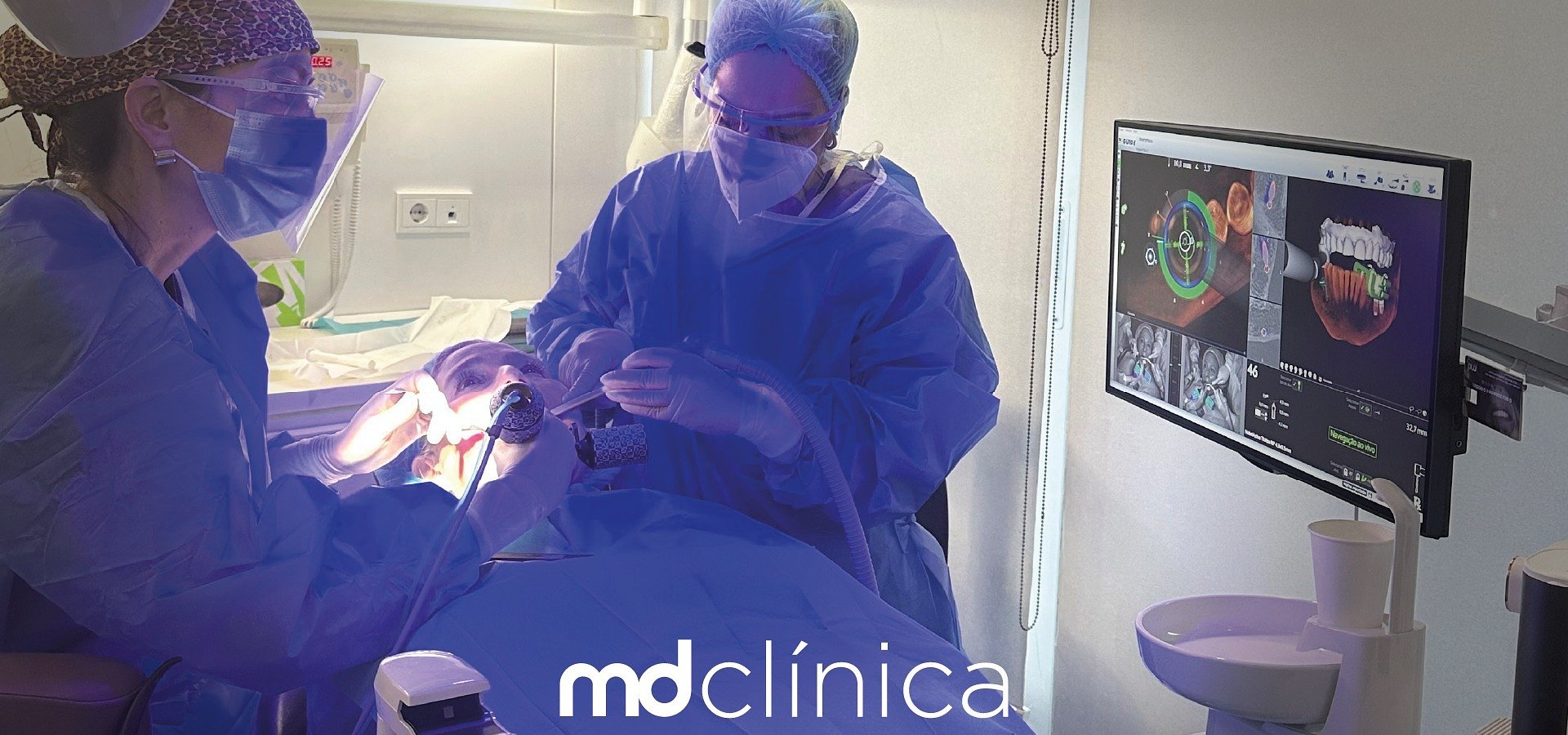 MD Clínica realiza cirurgia dentária inovadora em Portugal com navegação dinâmica em tempo real