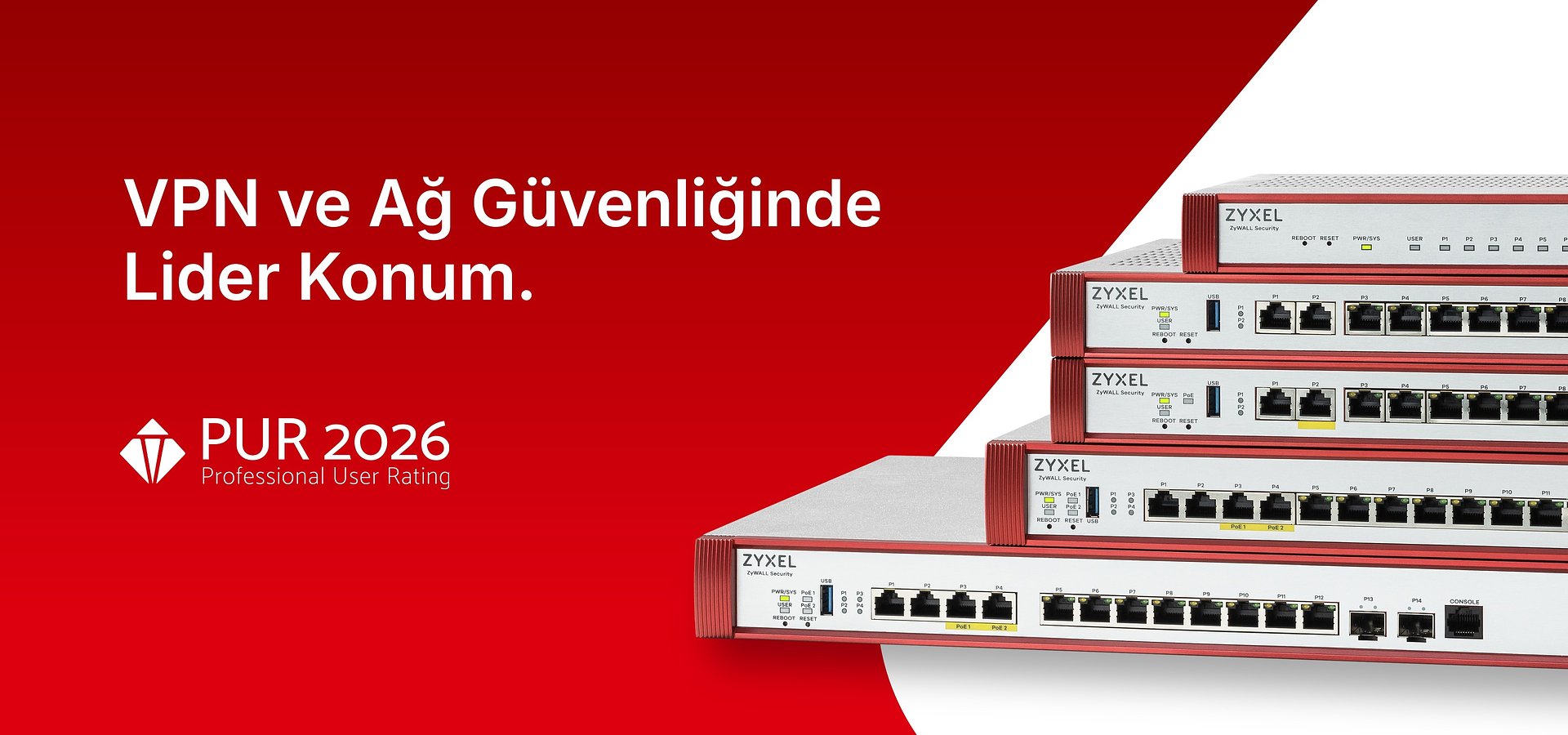 Zyxel Networks, techconsult'un son güvenlik anketinde güvenlik duvarları ve VPN'ler kategorisinde şampiyonluk derecesi aldı