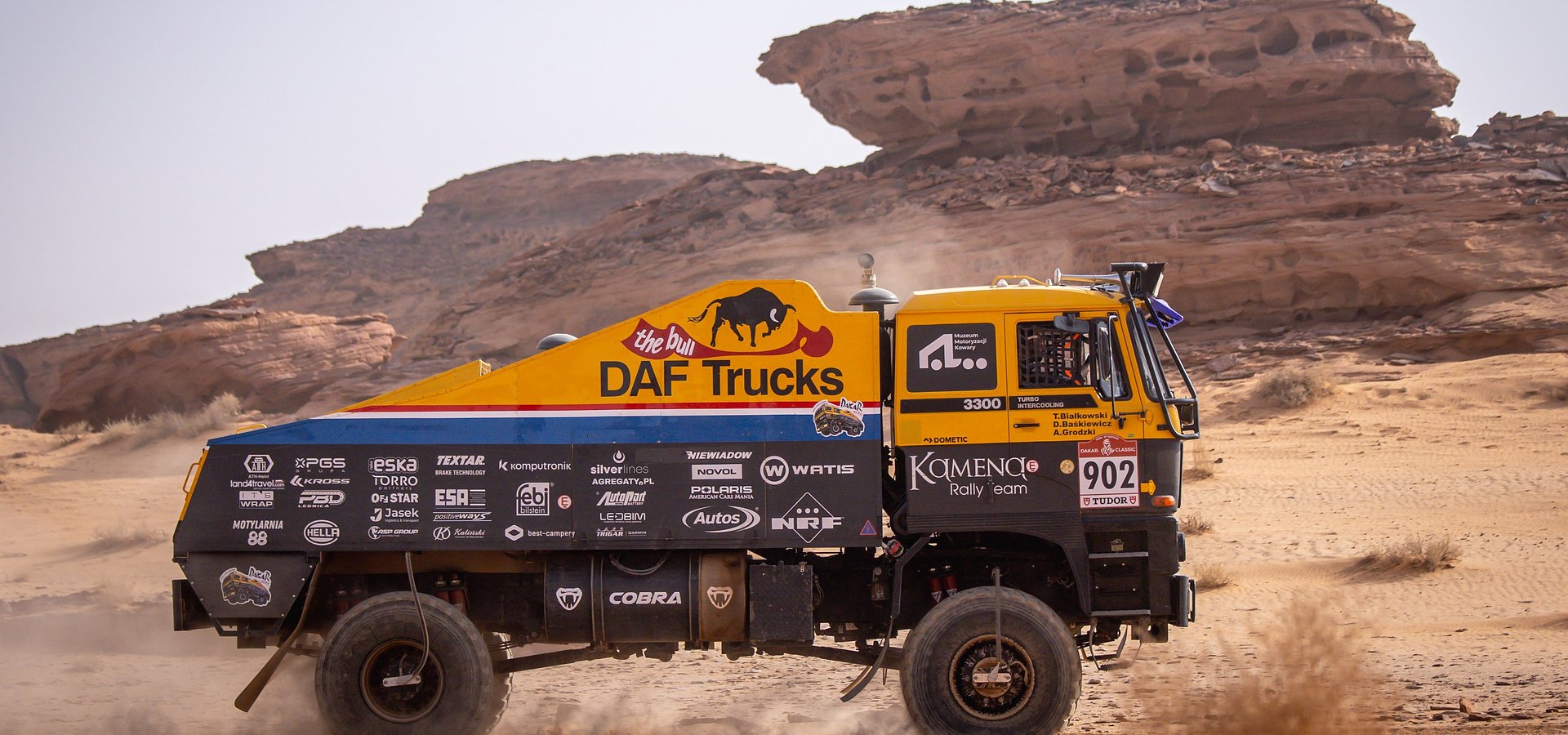 Kamena Rally Team wygrywa Dakar Classic dzięki niezawodnym częściom Textar