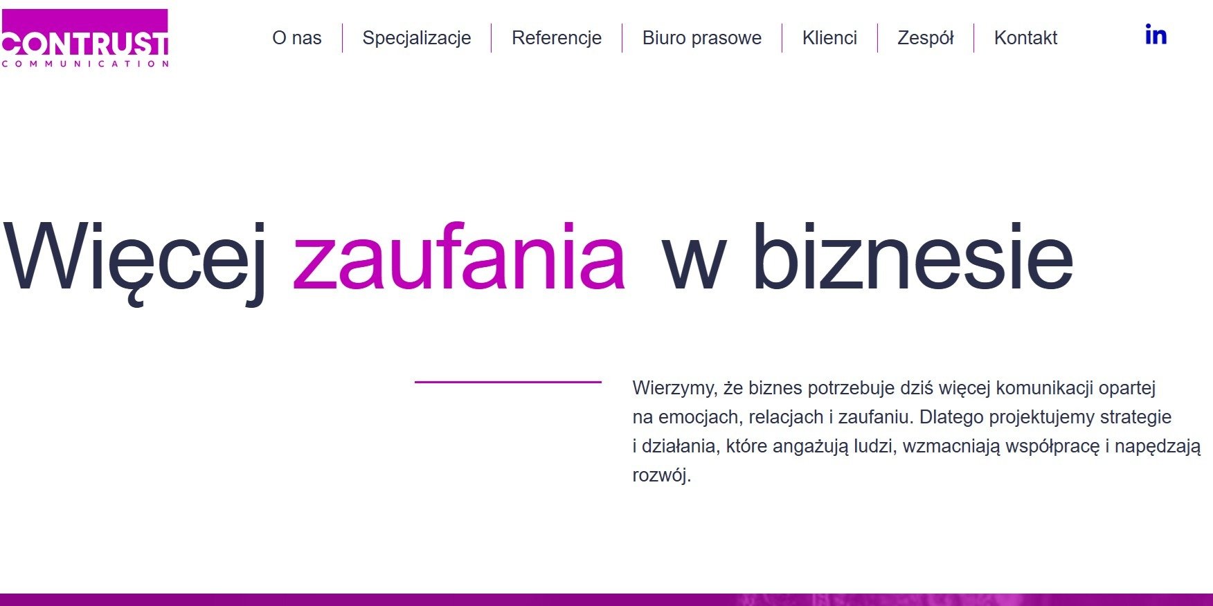 ConTrust Communication zmienia barwy