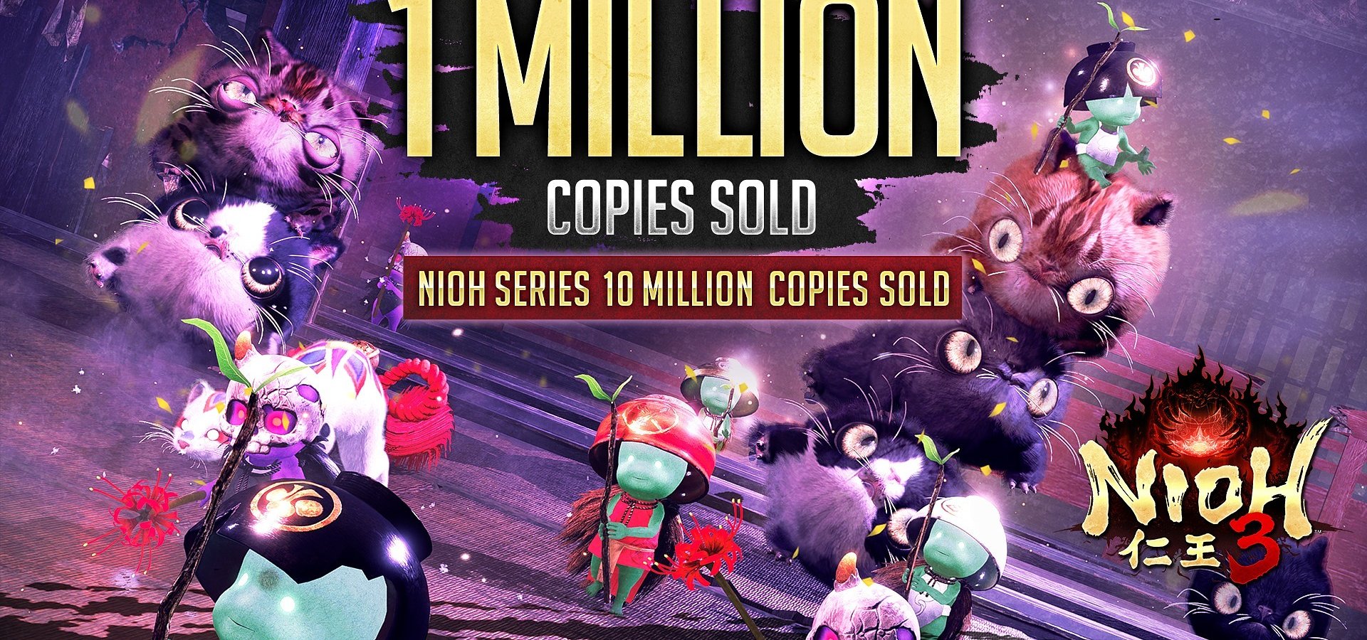 KOEI TECMO CELEBRATES OVER ONE MILION COPIES SOLD OF NIOH 3 WITH AN ACCOLADES TRAILER!