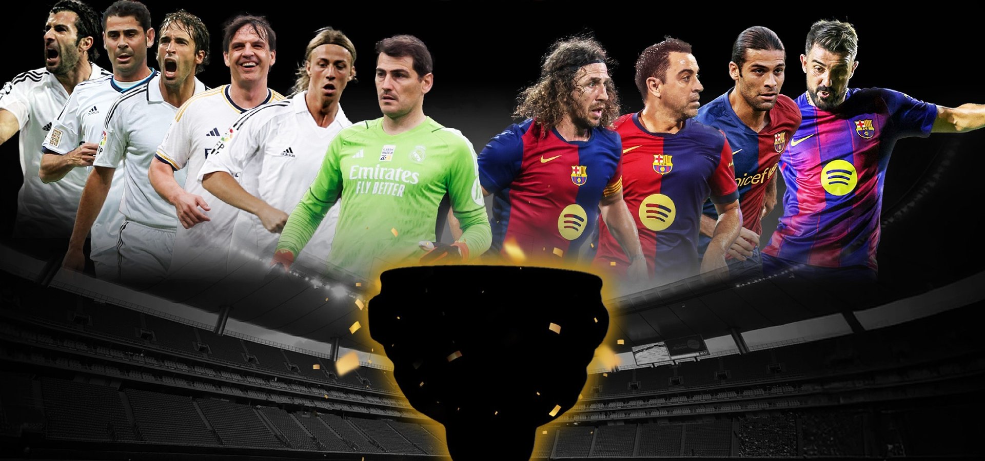 La copa oficial para el histórico partido del Real Madrid y Barcelona en la Copa de Leyendas será concebida por Eduardo Sarabia