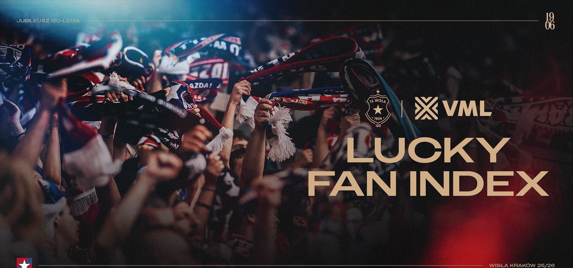 Wisła Kraków policzyła szczęście przynoszone jej przez kibiców – startuje Lucky Fan Index