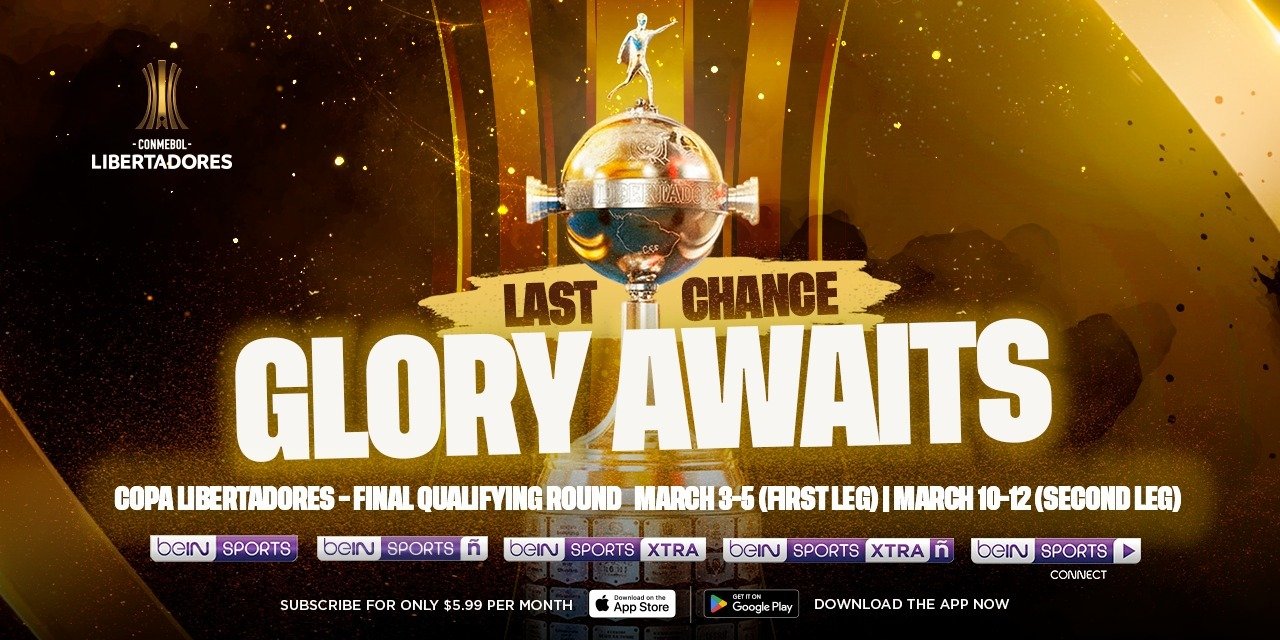 beIN SPORTS to present decisive final qualifying round of the 2026 Copa Libertadores