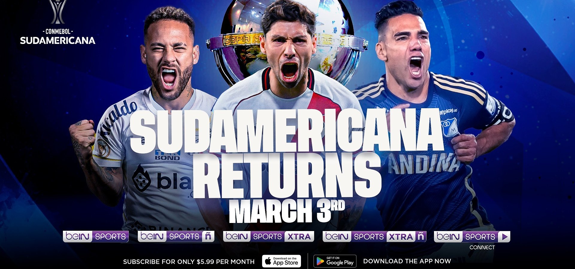 beIN SPORTS to kick off the 2026 Copa Sudamericana
