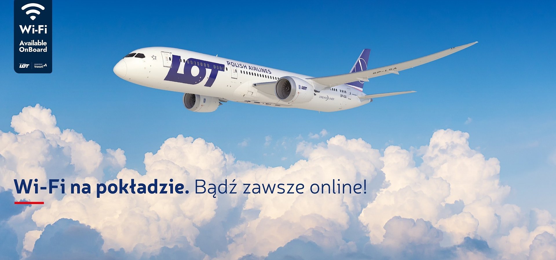 Polskie Linie Lotnicze LOT rozpoczęły wdrażanie Internetu na swoje pokłady
