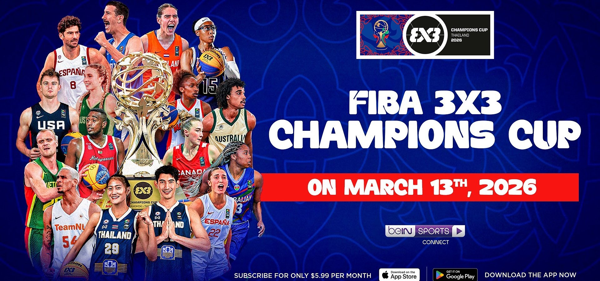 beIN SPORTS tips off the 2026 FIBA 3x3 Champions Cup from Bangkok