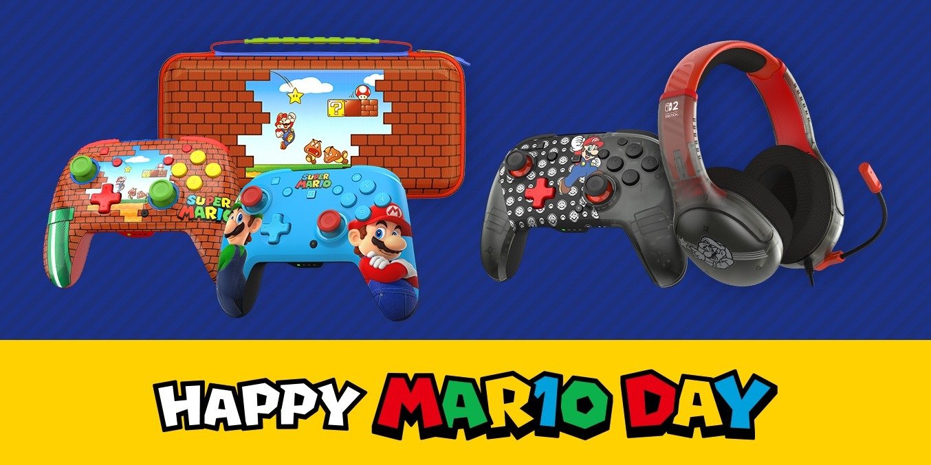 Turtle Beach dołącza do świętowania “Mario Day” i prezentuje nowy bezprzewodowy kontroler do gier oraz zestaw słuchawkowy dla posiadaczy konsol Nintendo Switch