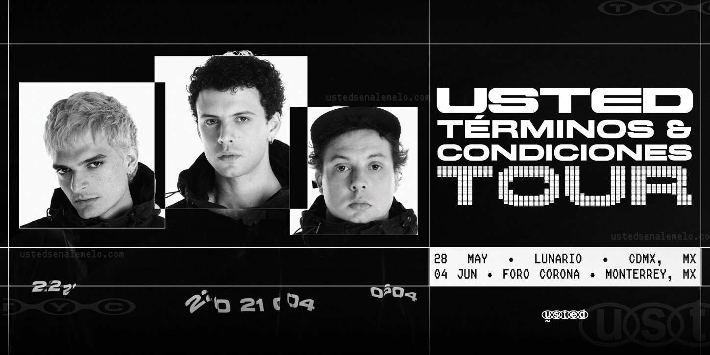 El trío argentino, Usted Señálemelo, aplicará Términos & Condiciones en la CDMX y Monterrey