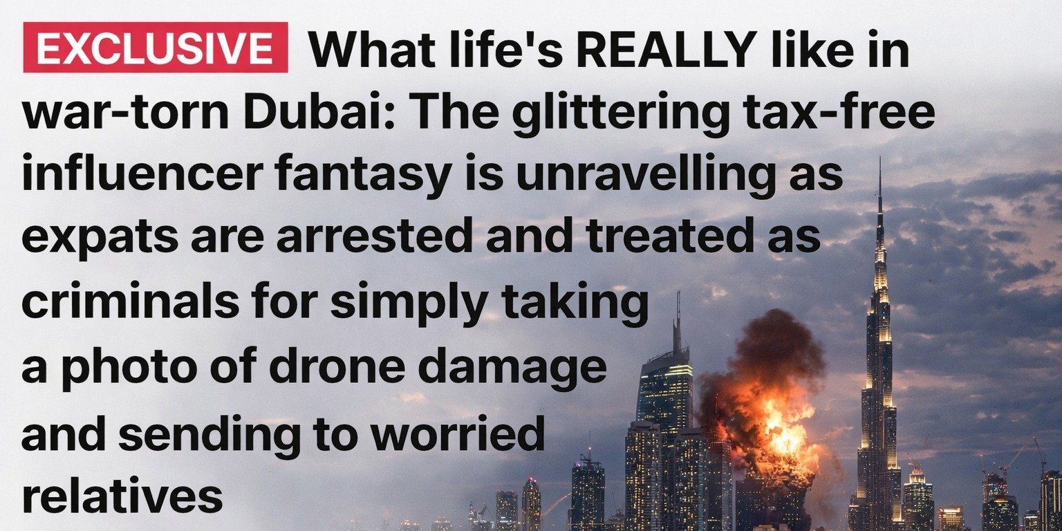 The Dubai Influencer Fantasy Is Unravelling - Radha Stirling for the Daily Mail